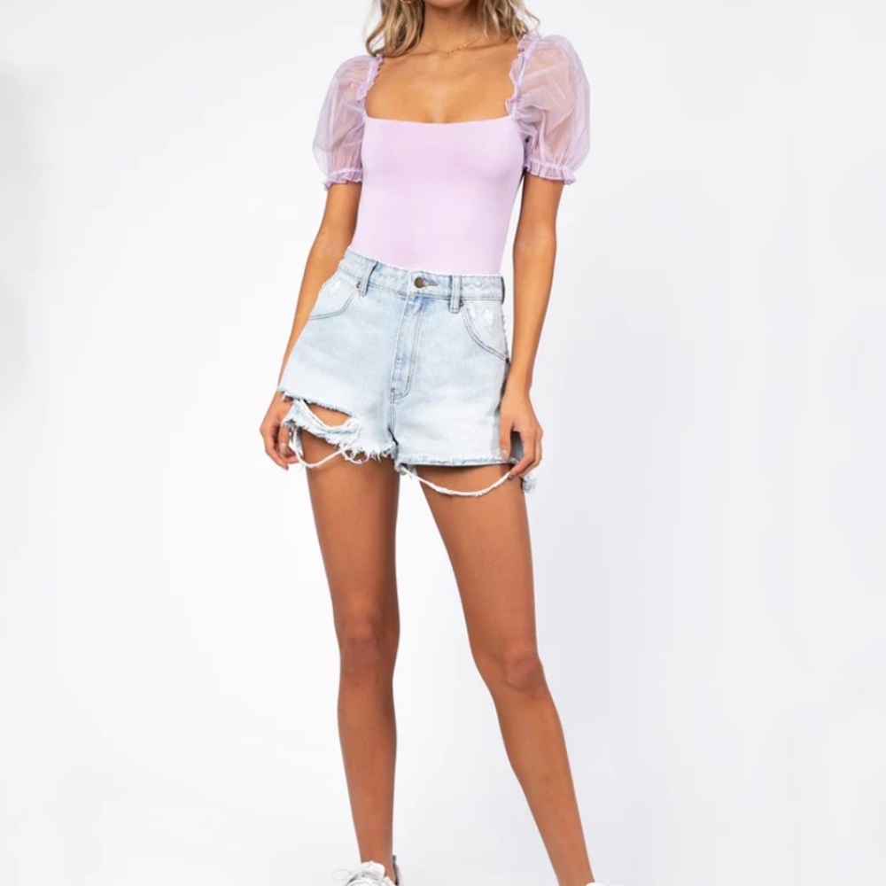 Purple bodysuit